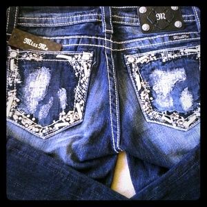 Miss me jeans size 28 34L rock star  boot cut