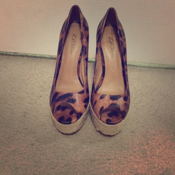Leopard heels