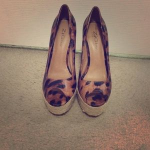 Leopard heels