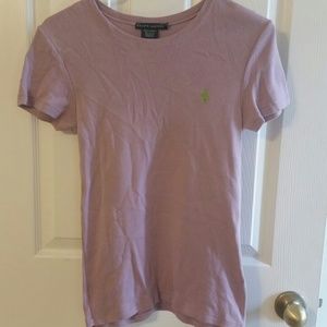 Lavender ralph lauren polo t shirt