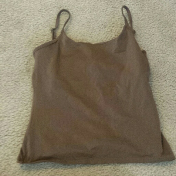 Brown tank top