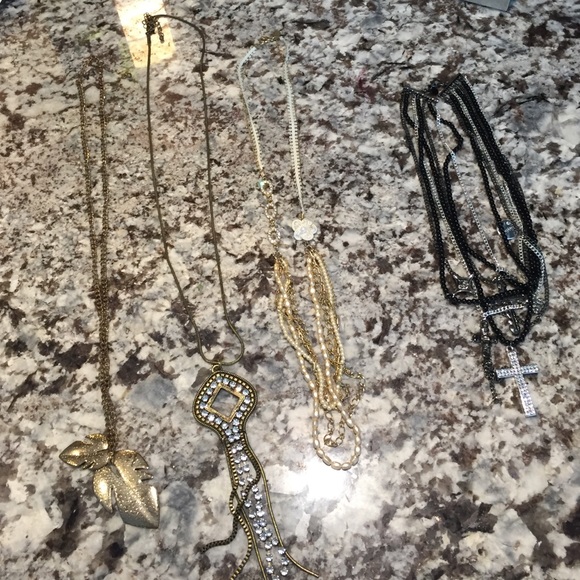 4 necklace bundle