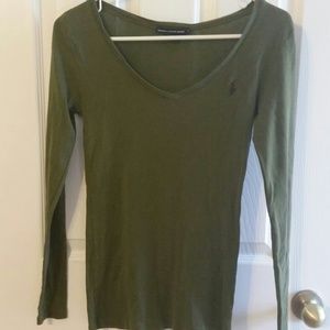 Green long sleeve ralph lauren sport
