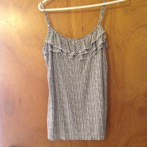 Loft tank with frill on front