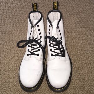 White Doc Martins!