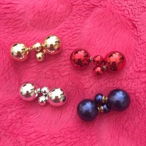 4 double pear earrings 💁🎉🎉