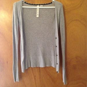 Grey cardigan