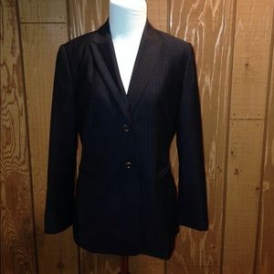 Calvin Klein Dark Gray/Black Blazer