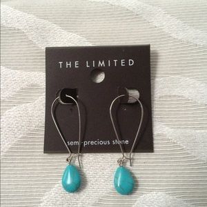 Turquoise and silver earrings