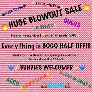 ⭐️BOGO closet sale!!!!⭐️