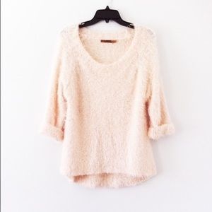 Knit sparkle sequin sweater