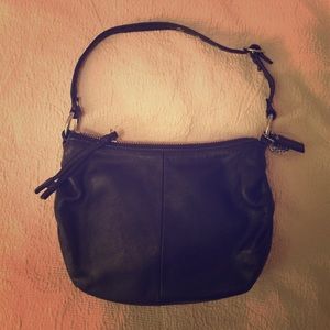 Authentic Coach Ali Top Handle Pouch-Style Purse