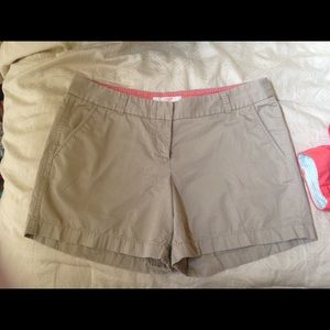 J. Crew Broken-in Chino Shorts Size 10- Khaki