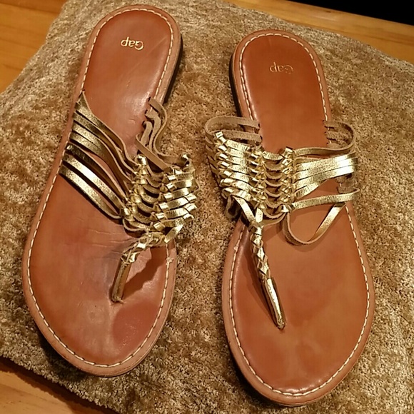 Gap gold sandal