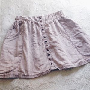 BCBGeneration grey chambray skirt