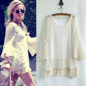 Ivory gypsy dress