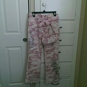 Pants / matching purse and belt