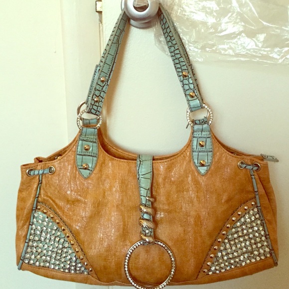 Blue elegance handbag