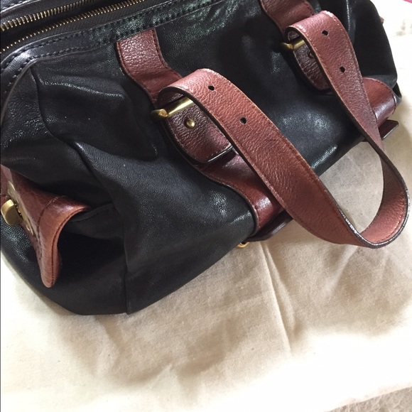 Fossil two tone leather bag