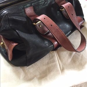 Fossil two tone leather bag