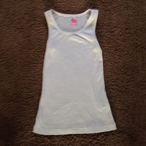 White tank top