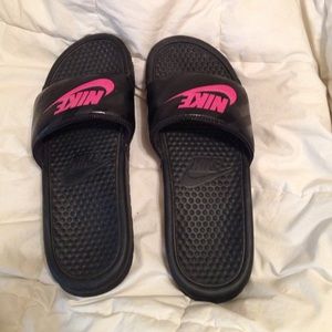 Nike slip on sandals