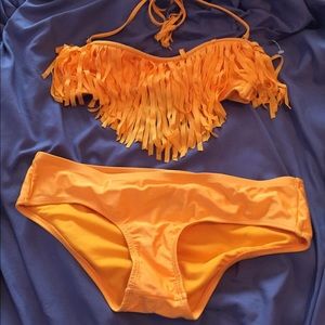 Orange bikini by Raisins SZ Medium