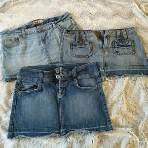 Jean Skirt Bundle!!