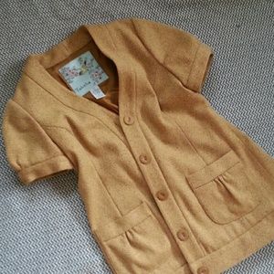 Anthropologie short sleeve blazer