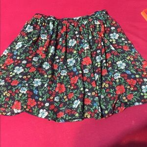 Hollister floral skirt