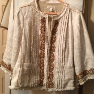 Coldwater creek beaded jacket