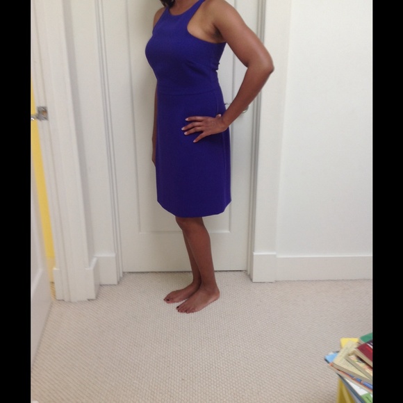 J.Crew purple crepe dress