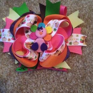 Thanksgiving hair bow