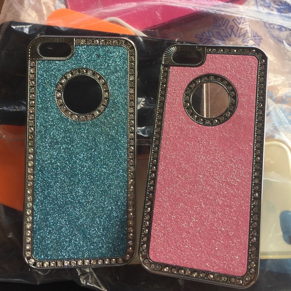Pink and Blue bling case