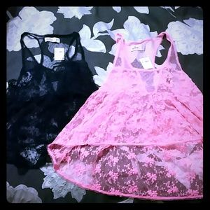 Bundle:::4 Hollister shirts, 3 ae shirts, 1 tank