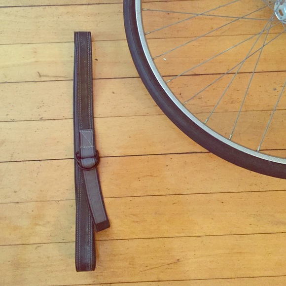 Reversible bike-tube belt