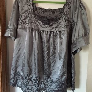 Pewter poly top