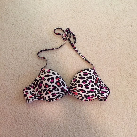 Leopard print swim suit