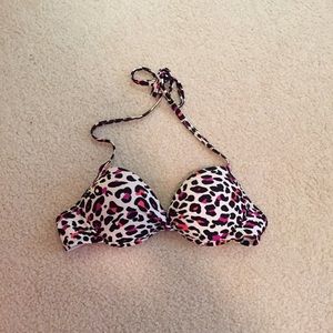 Leopard print swim suit