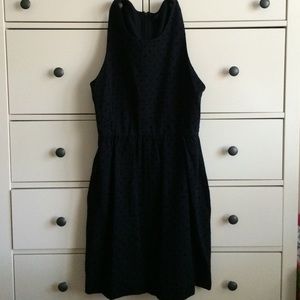 Black polka dot Jcrew dress!