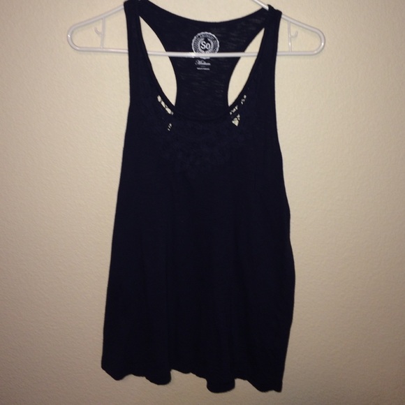 Navy blue tank top!👍❤️
