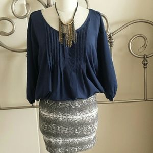 Navy blue Pure Sugar Blouse