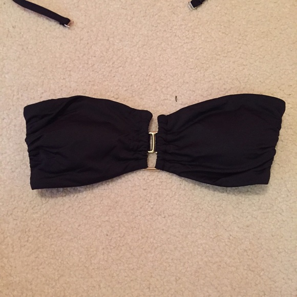 Black swim top
