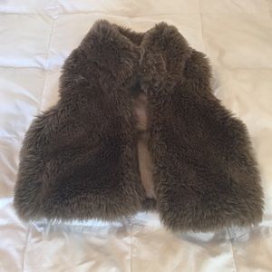 Kids Faux Fur Vest
