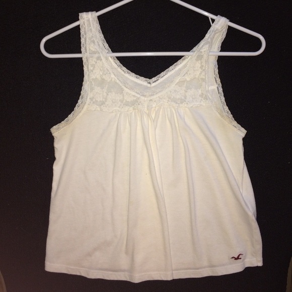 Half lace tank top❤️