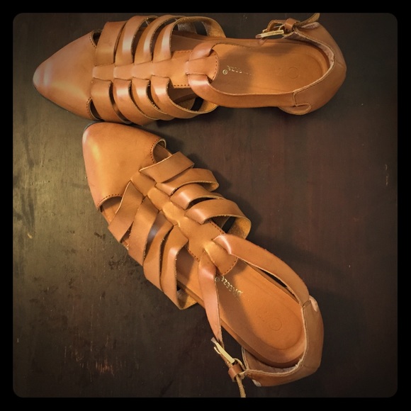 Tan-Colored Spring Sandals
