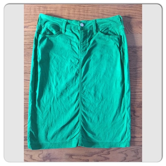 NYDJ kelly green skirt size 2 - Picture 1 of 4