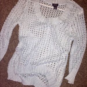 Light blue knit sweater