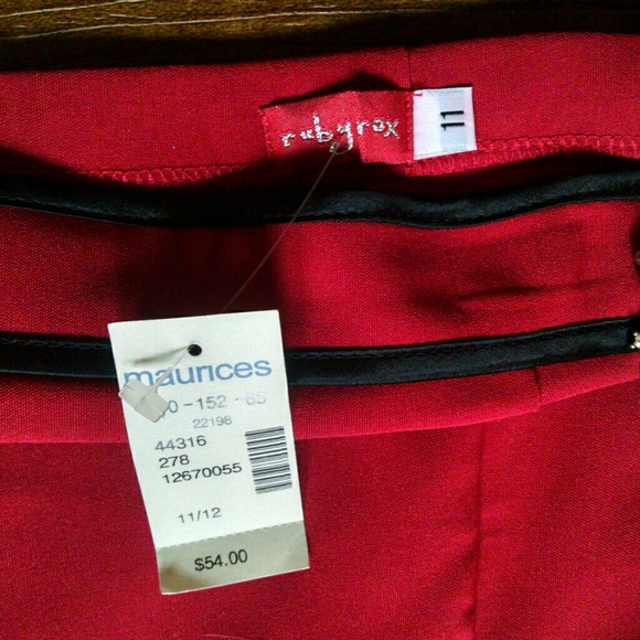 RubyRox Red Strapless Dress - Picture 2 of 3