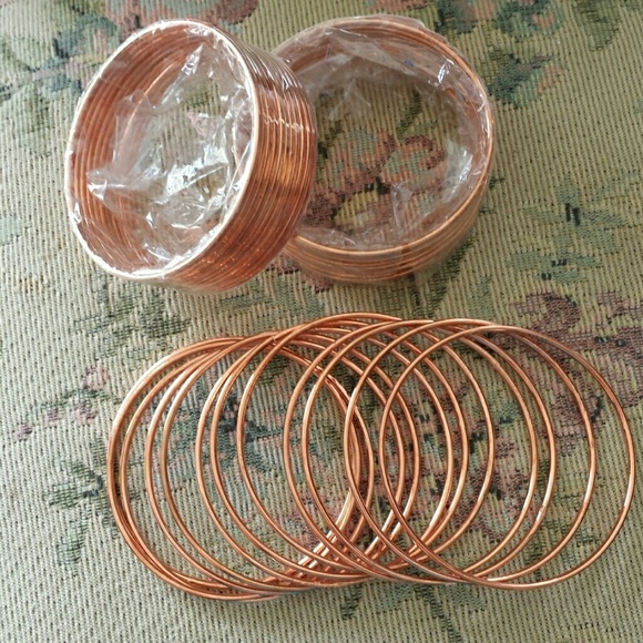 Jewelry - s coppertone bangles